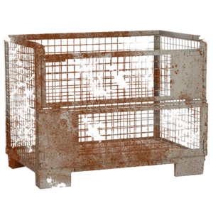 Euro-Gitterbox defekt Ankauf durch den PalettenKönig.